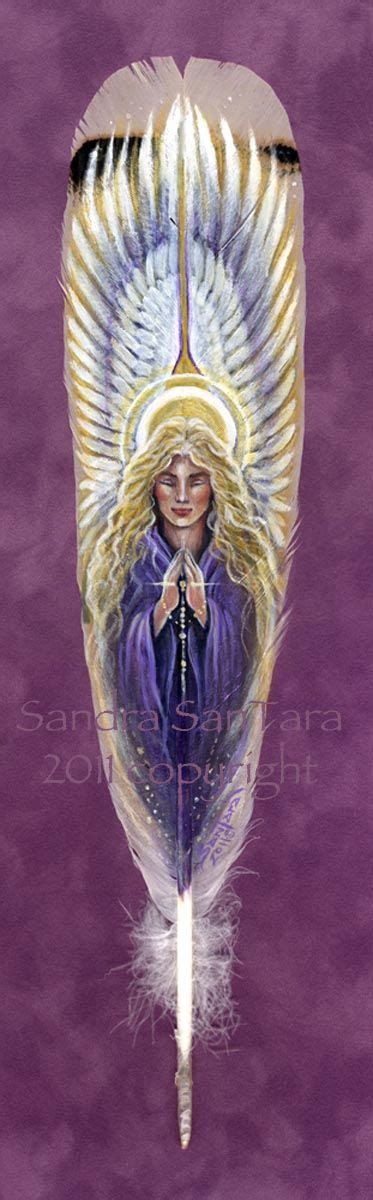 Guardian Angel by ssantara on deviantART | Feather art, Art, Feather painting