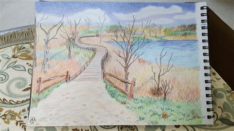 Pathway #lakecountyforestpreserves, #nature, #nippersink #artjournal #drawing | Art journal ...