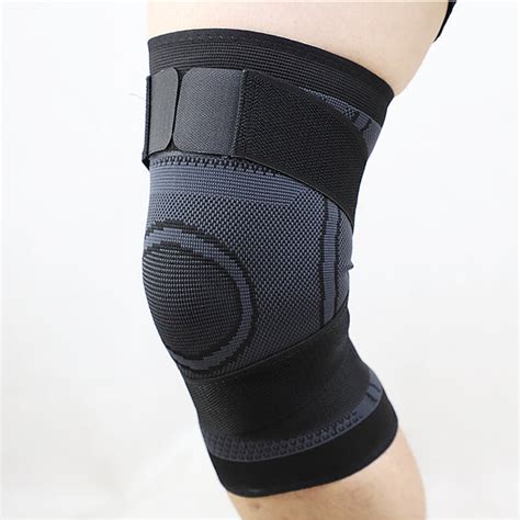 Adjustable Knee Compression Brace With Stabilizer Straps - FootHealth.com