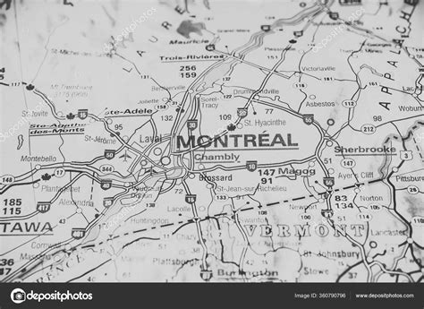 Montreal Canada Map Stock Photo by ©aallm 360790796