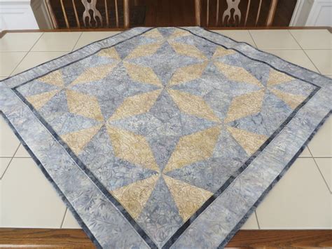 Quilted Batik Throw Tablecloth - Etsy