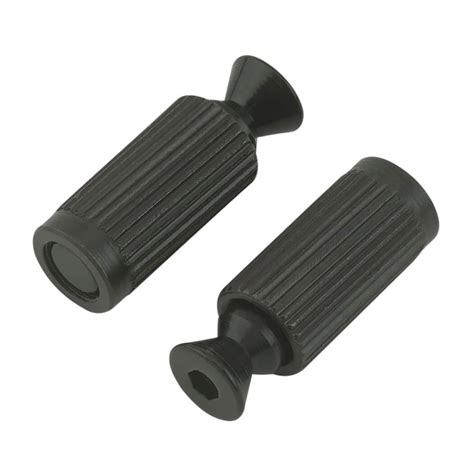 Floyd Rose Special Tremolo Bridge Mounting Studs/Posts & Body Inserts (Black) - Glued to Music