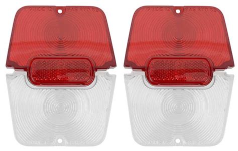 1962-64 Chevy II / Nova Tail Lamp Lenses Pair - OER 5953465B - Classic Body Parts