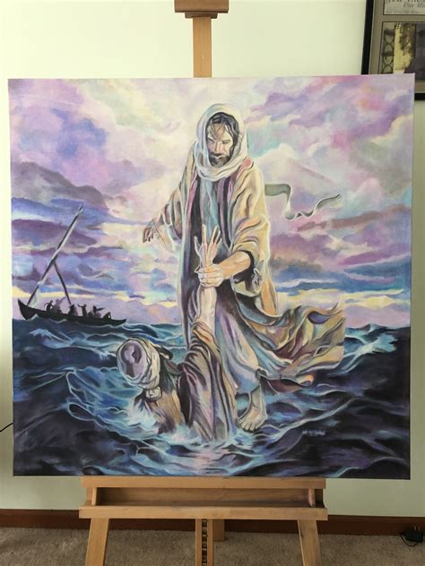 Jesus and Peter - my Christmas project | Original artists, Artwork, Art