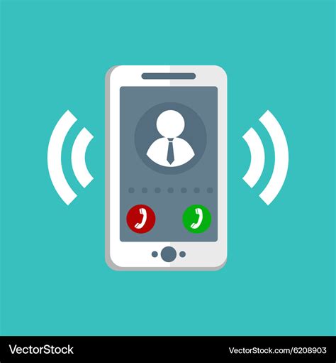 Ringing phone icon Royalty Free Vector Image - VectorStock