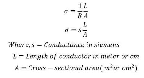 Electrical Conductivity | Definition, Symbol, Formula, Unit - Electrical Volt