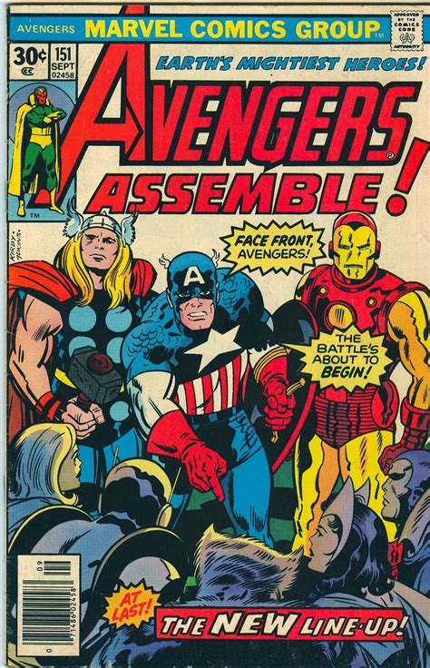 Avengers 151 | Capas de quadrinhos, Vingadores, Quadrinhos clássicos