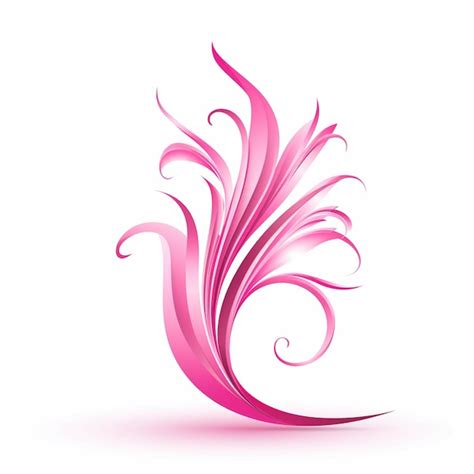 Premium AI Image | Striking pink ribbon for event decorations