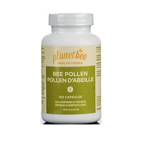 Bee Pollen Capsules | 100% Canadian Bee Pollen - Planet Bee Honey Farm