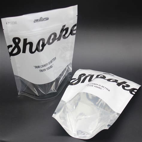 Printed Smell Proof Food Packaging 3.5g 7g 14g 28g Coffee Candy Custom Plastic Zipper Stand Up ...