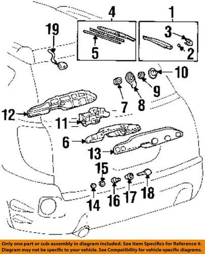 Find TOYOTA OEM 8524142040 Wiper Arm/Windshield Wiper Arm in Brunswick, Ohio, US, for US $39.08