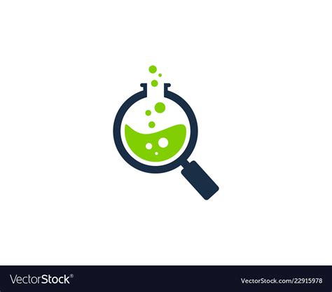 Find science lab logo icon design Royalty Free Vector Image