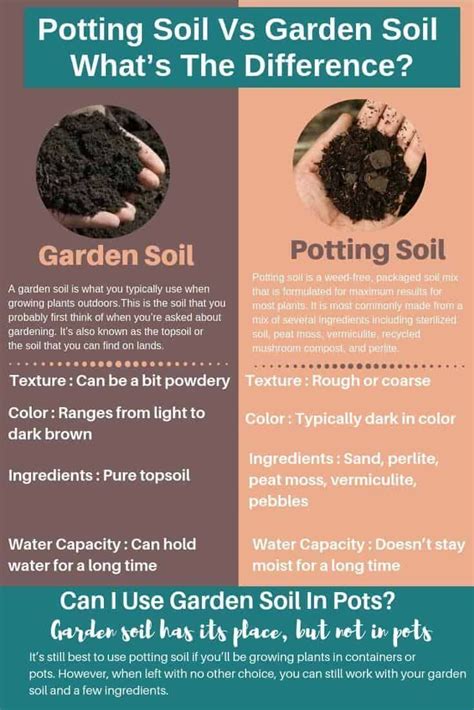 If you’re thinking of the differences between potting soil vs garden soil , it may already be a ...