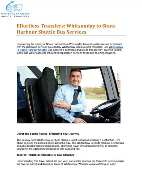 PPT - Whitsunday-to-Shute-Harbour-Shuttle-Bus-Services PowerPoint ...