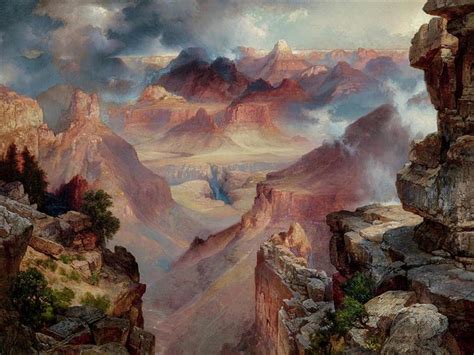 Grand Canyon of Arizona at Sunset - Thomas Moran - WikiArt.org