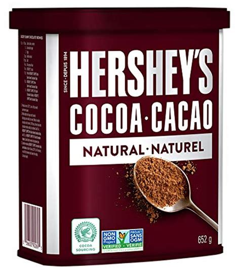 HERSHEY'S Unsweetened Cocoa Powder for Baking, Gluten Free. 652g