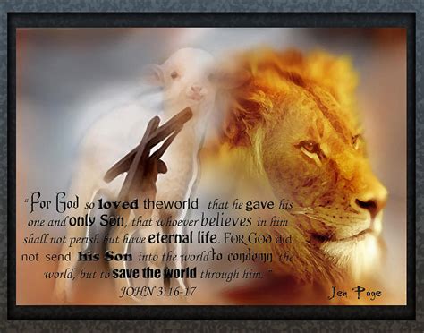 Scripture Art Lamb of God Digital Art by Jennifer Page - Pixels