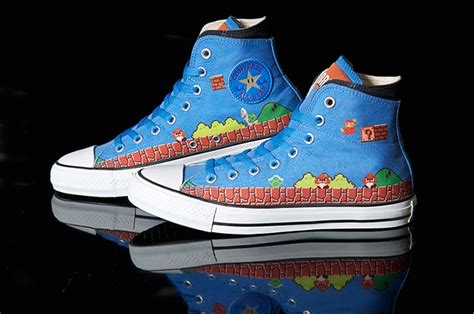 Super Mario Converse Sneakers For Retro Gaming Geeks | Bit Rebels