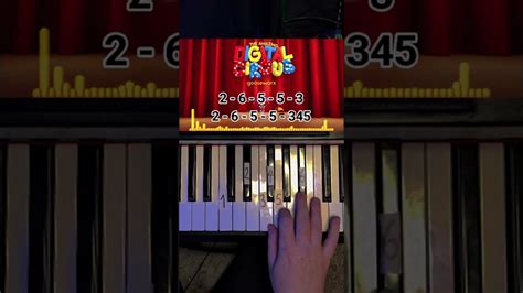 The Amazing Digital Circus Piano Tutorial #shorts Chords - Chordify