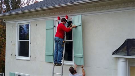 Installing Vinyl Board And Batten Shutters | Bruin Blog