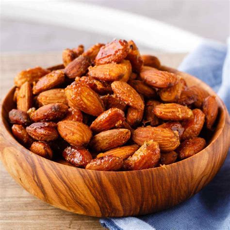 Honey Mustard Roasted Almonds Recipe - Paleo Grubs