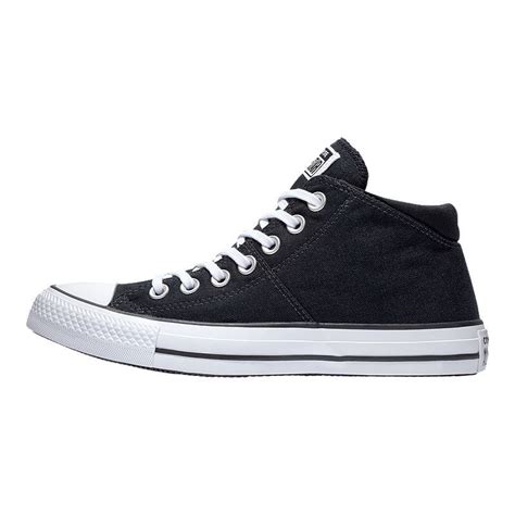 Converse Women's Chuck Taylor All Star Madison Mid Top Shoes - Black ...