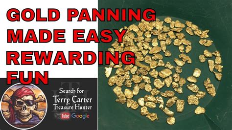 Gold panning made easy for fun and for profit - YouTube