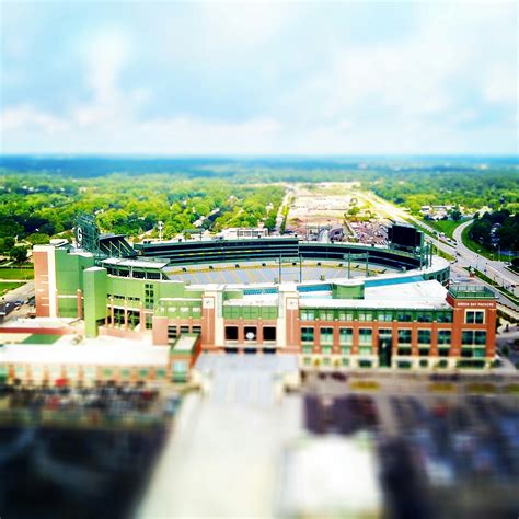 Free stock photo of aerial, football stadium, Green bay