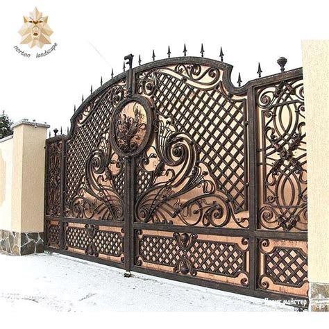 Latest Sliding Wrought Iron Security Driveway Gates For House Ntirg-049y - Buy Security Driveway ...