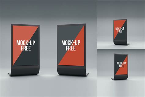 Standee Display Mockup Free PSD | Download Mockup