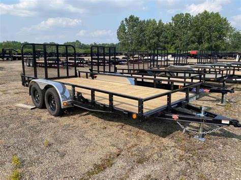 2022 PJ Trailers TANDEM AXLE 7 X 16 FT UTILITY TRAILER | Trailers for ...