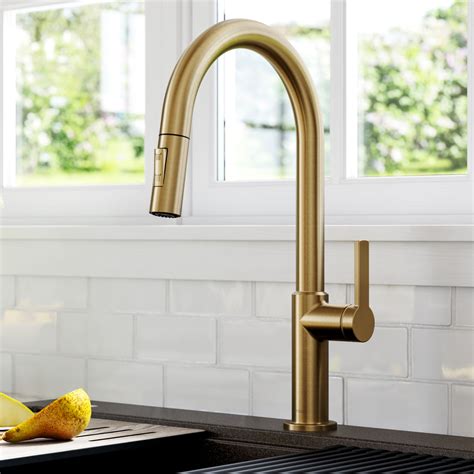 Kitchen Faucets Polished Brass Finish – Things In The Kitchen