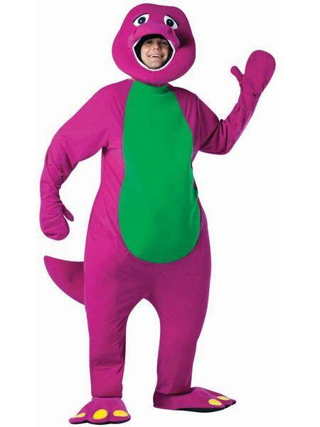 Adult Barney Movie Halloween Costume - Men Costume