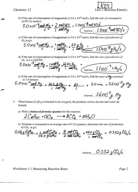 Unit 7 Stoichiometry Mole Conversion Worksheets