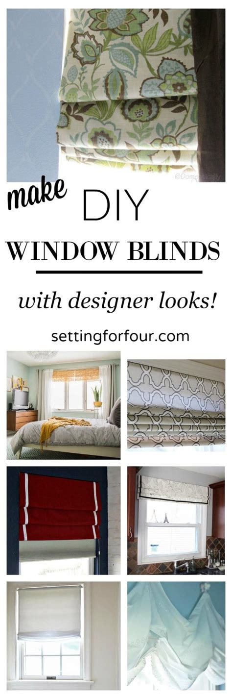 Make Gorgeous DIY Window Blinds! - Setting For Four Interiors