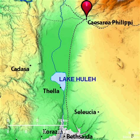 Bible Map: Caesarea Philippi