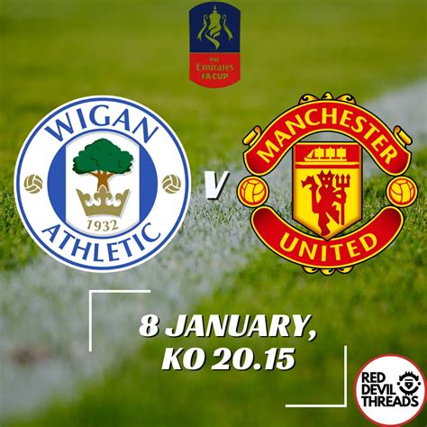 Wigan V Man Utd 8th January 2024 - Red Devil Threads