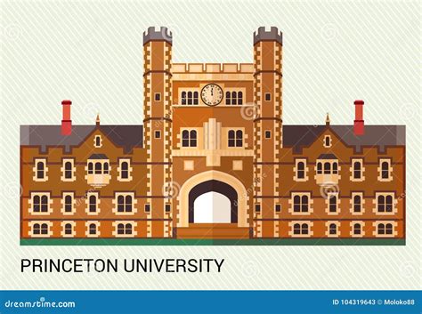 Princeton University. Vector Illustration. Stock Vector - Illustration ...