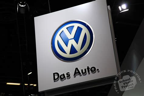 VW, Chicago Auto Show Photo Album: Volkswagen Das Auto Logo Sign, Royalty-Free Stock Photography