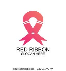 Red Ribbon Logo Design Design Simple Stock Vector (Royalty Free) 2390179779 | Shutterstock