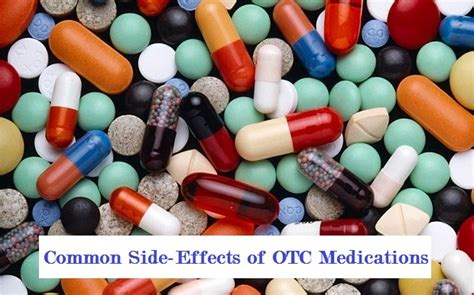 Common side-effects of OTC medications - The Wellness Corner