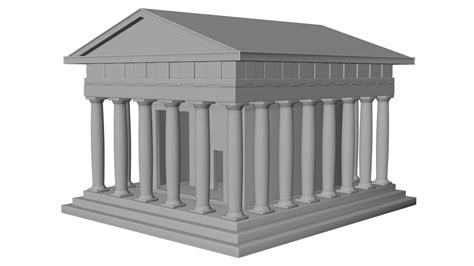 ArtStation - Ruined Greek Temple 3D model | Resources