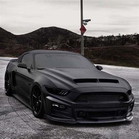 Ford Mustang Black Matte