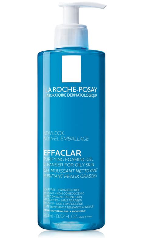 La Roche-Posay Effaclar Purifying Foaming Gel Cleanser for Oily Skin ...