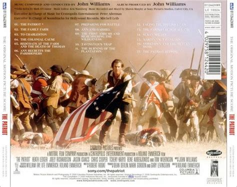 Film Music Site - The Patriot Soundtrack (John Williams) - Hollywood ...