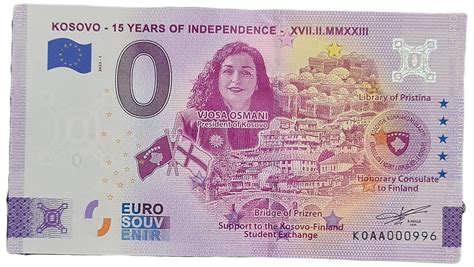 0 Euro - 15 years of Independence - Kosovo – Numista