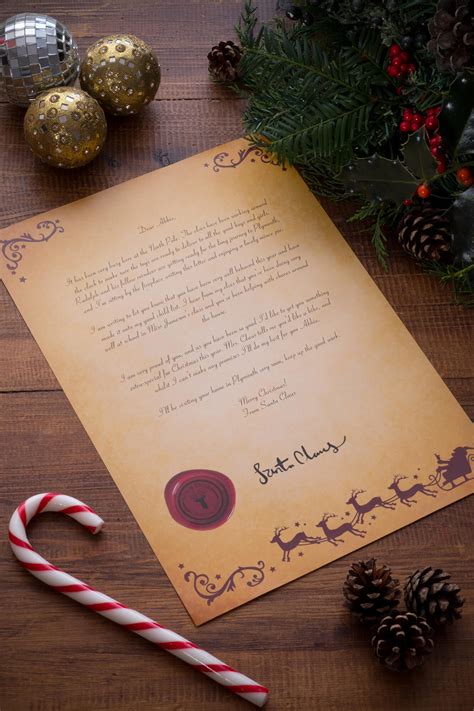 Personalised Santa Letter & Certificate - Real Santa Letters