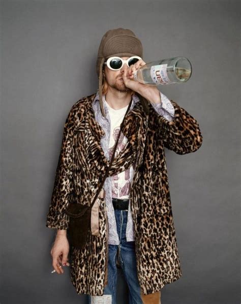 Get Kurt Cobain 90's Leopard Coat | Kurt Cobain Leopard Print Jacket