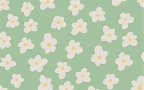 spring daisy background in 2021 | Flower desktop wallpaper, Minimalist desktop wallpaper, Cute ...