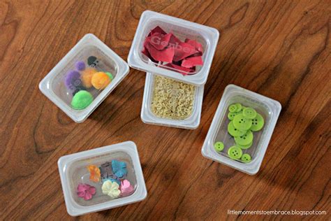 Stackable Sensory Boxes - Guest Post from Little Moments to Embrace | Mess For Less